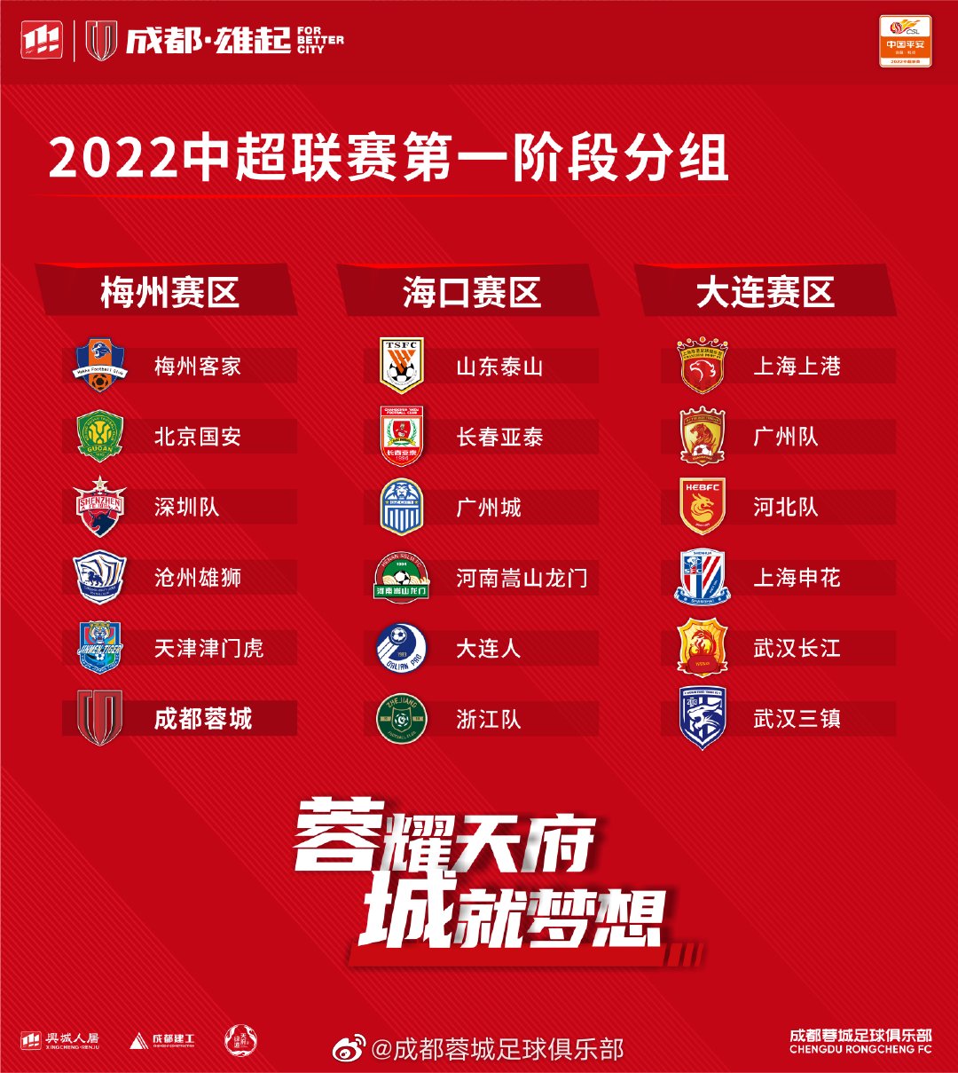 蓉城队5月29日移师梅州