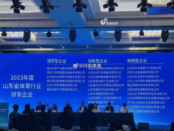 2023年山东体育企业榜单发布