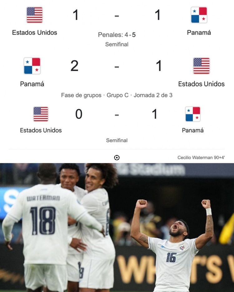 美洲杯三次出局!美国队遇巴拿马魔咒