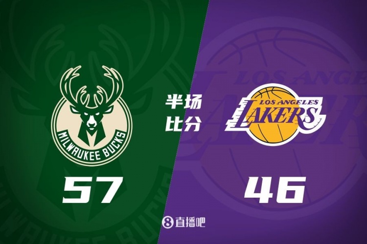 湖人半场暂处下风